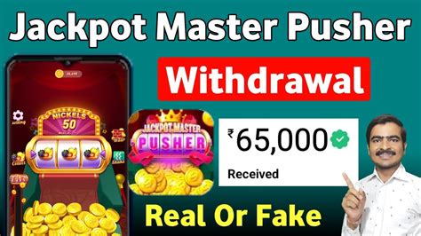 jackpot master pusher withdrawal